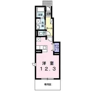 サザンクロス【1階】の間取り
