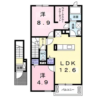 グリーンヒルズT・M【2階】の間取り