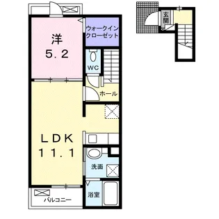 ピコラCASA【2階】の間取り