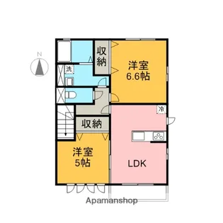 ベルフィラート【2階】の間取り