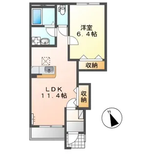 グランフィールド【1階】の間取り