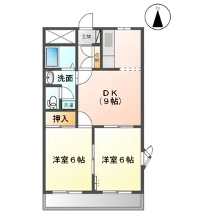 エクセレンスK【1階】の間取り