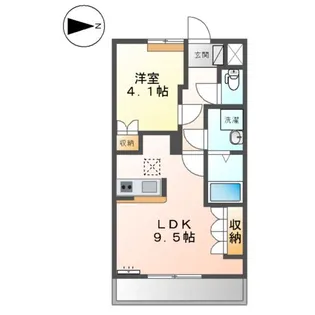 M’S MIGNON(エムズミニョン)【1階】の間取り