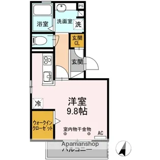 ルーモ【2階】の間取り