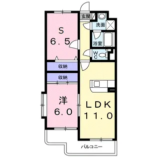 クレイドル【205号室】の間取り