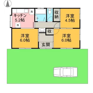 静岡県富士市久沢【一戸建】の間取り