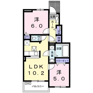 オリジン【1階】の間取り