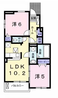 ステラ新田【1階】の間取り