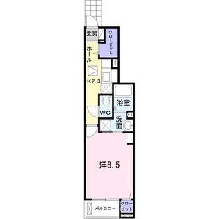 ルミナーレ【1階】の間取り