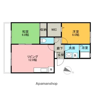 エスペランサF【2階】の間取り