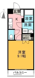 ルパーブ永田町【2階】の間取り