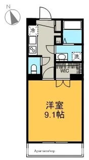 ヴィガラス永田町Ⅱ【2階】の間取り