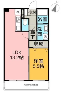 AXIS永田町【4階】の間取り