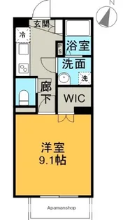 AXIS永田町【1階】の間取り