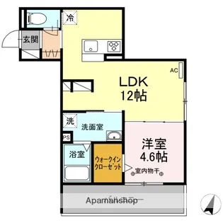 MAISON CHOSEI【202号室】の間取り