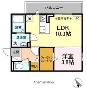 ハッピーミヤハラ【2階】の間取り