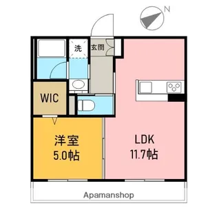 VⅡメゾン【302号室】の間取り