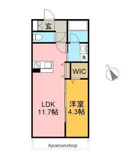 VⅡメゾン【105号室】の間取り