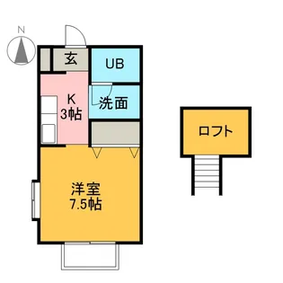 MGハイム【202号室】の間取り