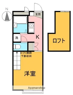 セレスト【207号室】の間取り