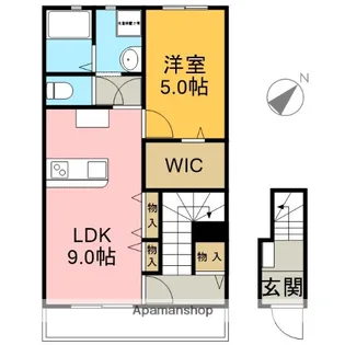 LOTUS森島1【2階】の間取り