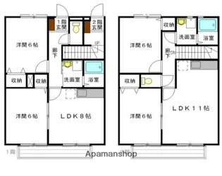 ワンパレス【2階】の間取り