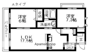 コフレアン【3階】の間取り