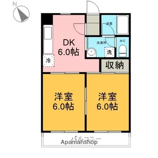 シャドーヒルⅠ【105号室】の間取り
