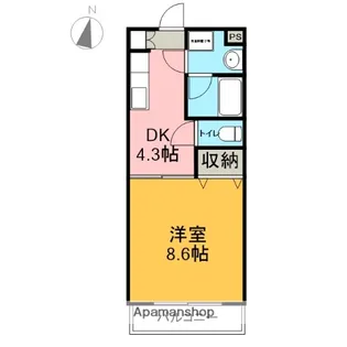 ブルージュM【2階】の間取り