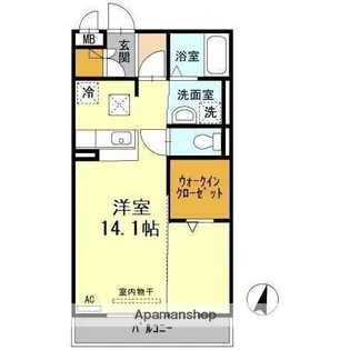 プロシード−Ⅲ【1階】の間取り