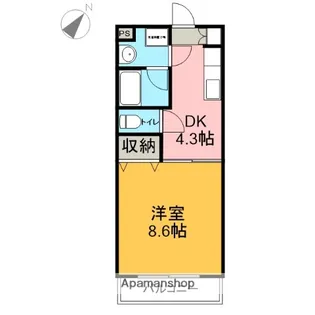 カーサ落合【3階】の間取り