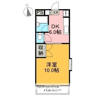 サンシャインA1【201号室】の間取り
