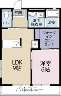 ベルジュールさくらB【2階】の間取り