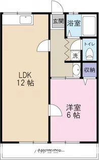 長沢Ⅱ【1階】の間取り