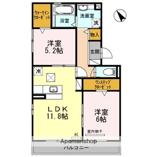 デスティニー【1階】の間取り