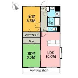 シャドーヒルⅡ【201号室】の間取り