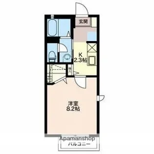 クレストヒルズⅡ【103号室】の間取り
