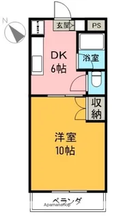 ふらみんご宮下【302号室】の間取り