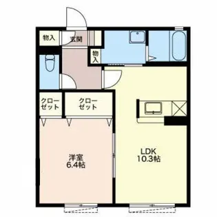 クレストヒルズⅠ【1階】の間取り