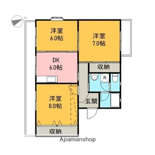 スカイヒル21Ⅰ【3階】の間取り