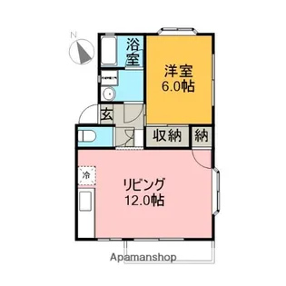 ベストハイツ岳陽【202号室】の間取り