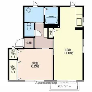 ステラ泉町【1階】の間取り