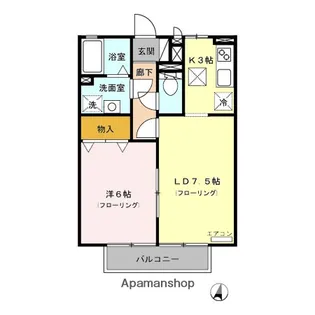 サニーコート【1階】の間取り