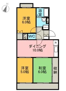 メゾンラメール【302号室】の間取り
