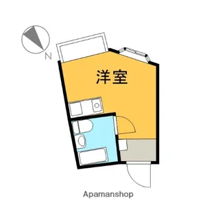 CHAI【204号室】の間取り