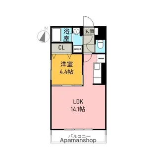 プリムローズ【3階】の間取り
