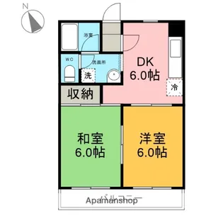 サニーヒル岳陽【1階】の間取り