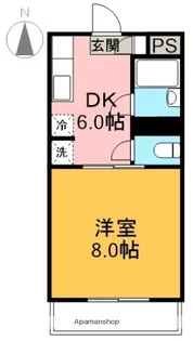 エトワール加藤【302号室】の間取り