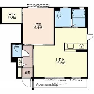 クレアスTM A【1階】の間取り