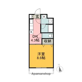 サニーヒル【2階】の間取り